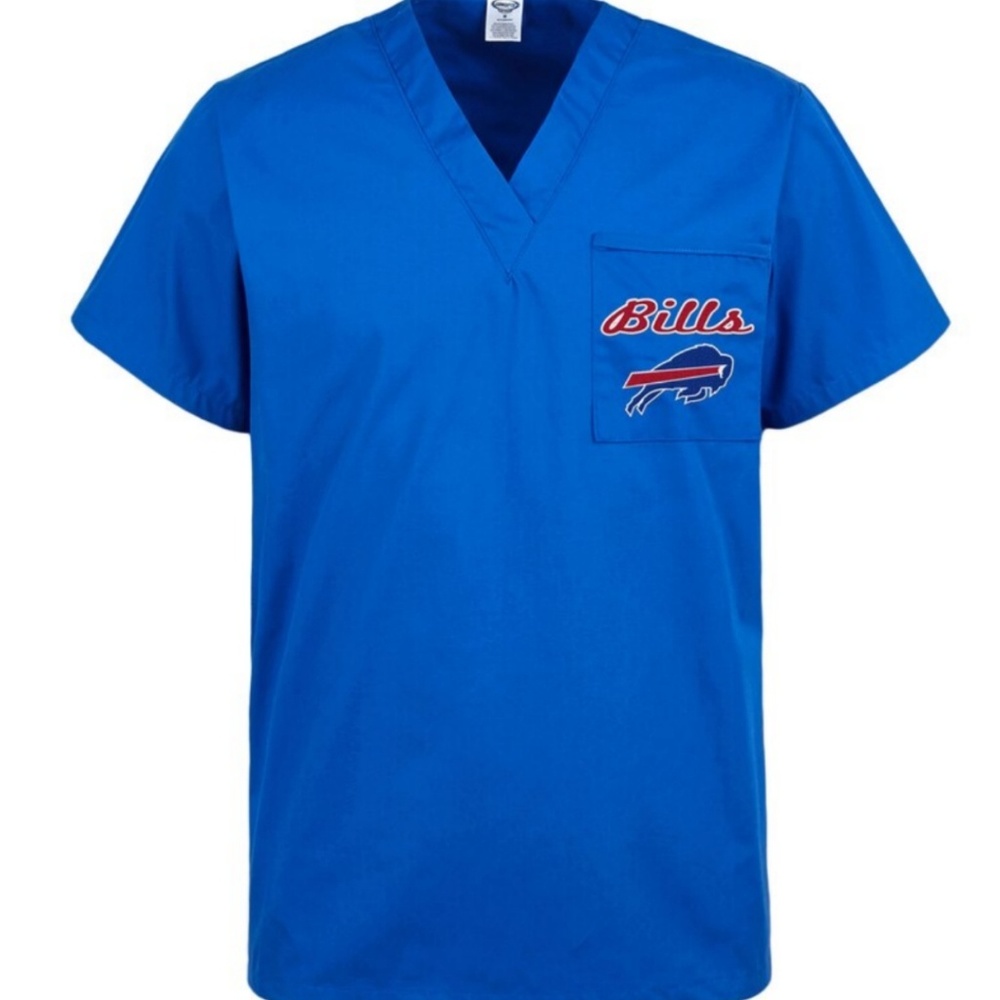 Buffalo Bills Unisex Scrub Top
